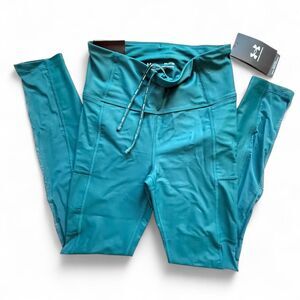 NWT Under Armour Teal Iso-Chill Compression Ankle Leggings High Rise Run MSRP$70